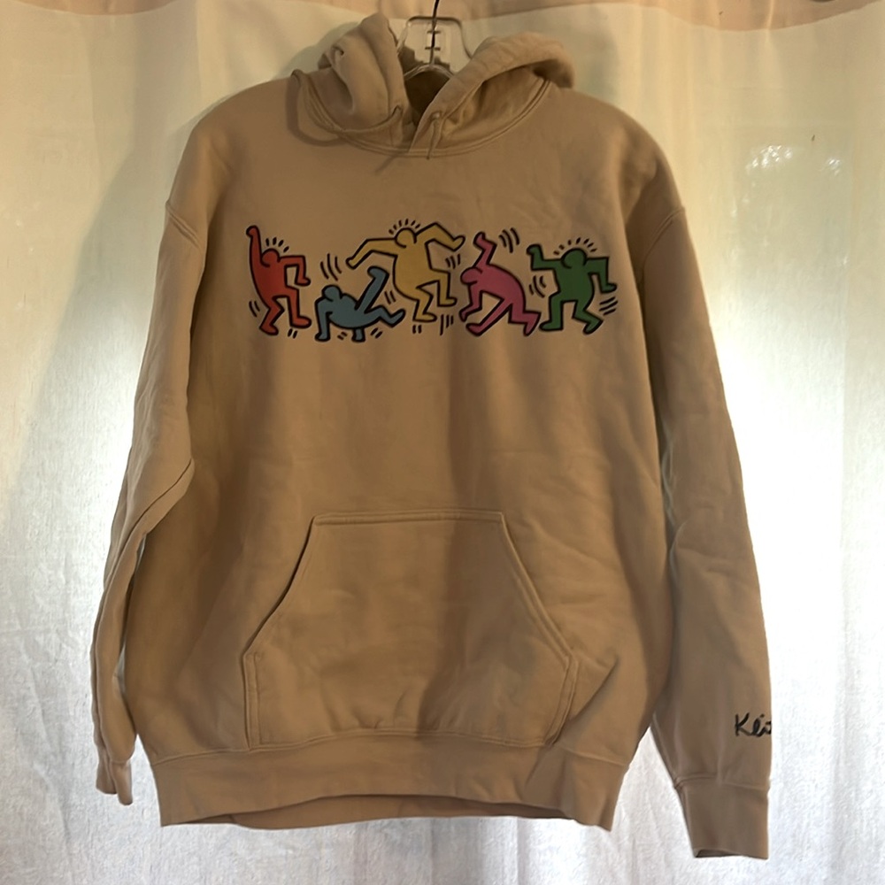 Awesome Keith Haring hooded sweatshirt